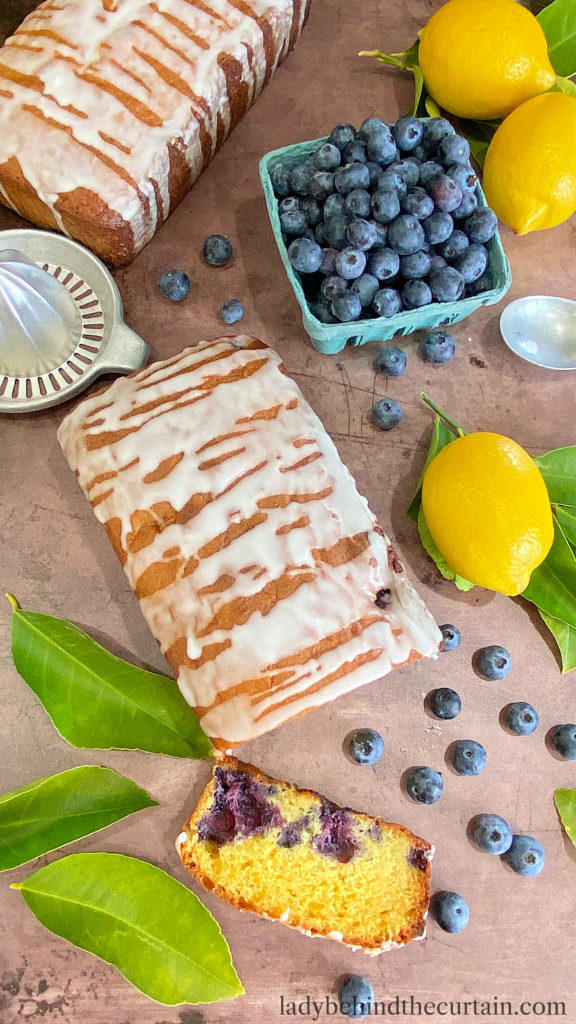 Blueberry Lemon Cake Mix Quick Bread