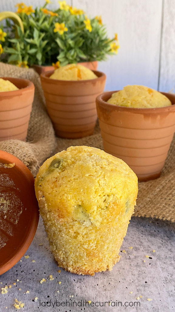 Clay Pot Jalapeno Cornbread Muffins