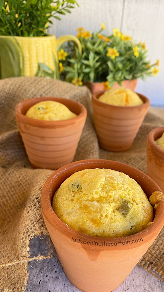 Clay Pot Jalapeno Cornbread Muffins