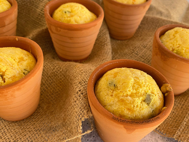 Clay Pot Jalapeno Cornbread Muffins