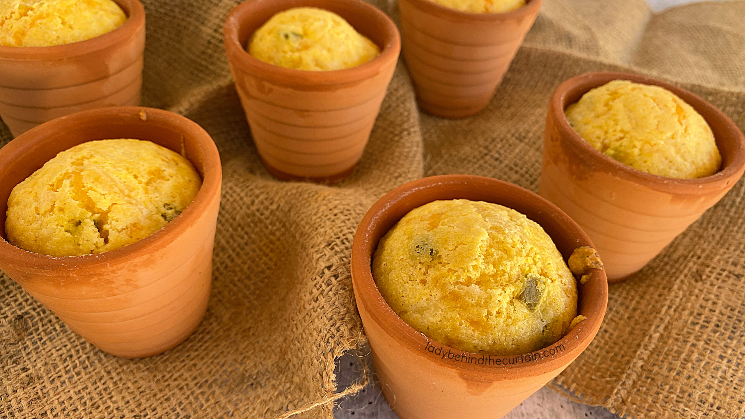 Clay Pot Jalapeno Cornbread Muffins