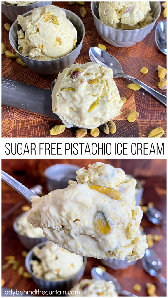 Sugar Free Pistachio Ice Cream