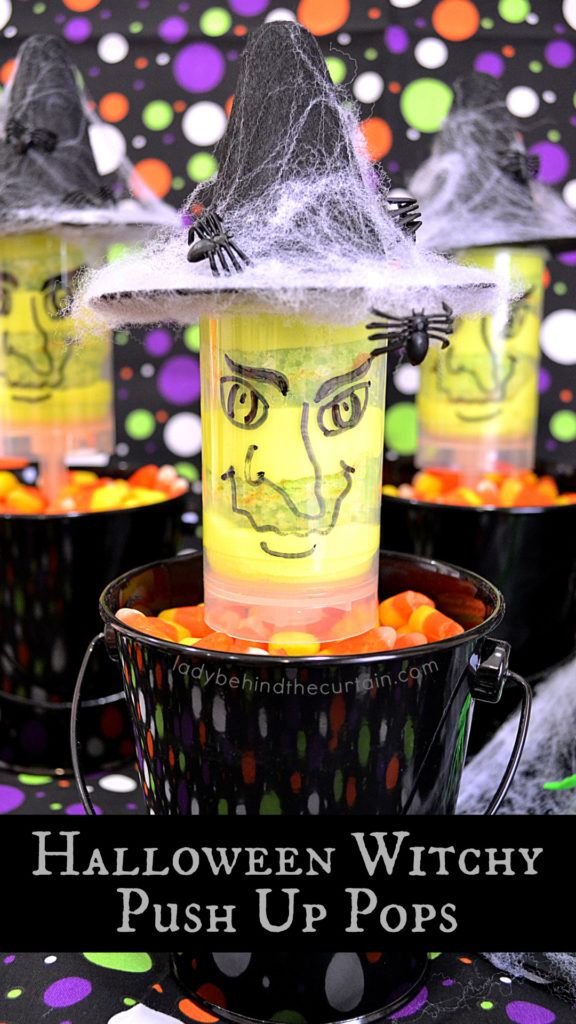 Halloween Witch Push Up Pops