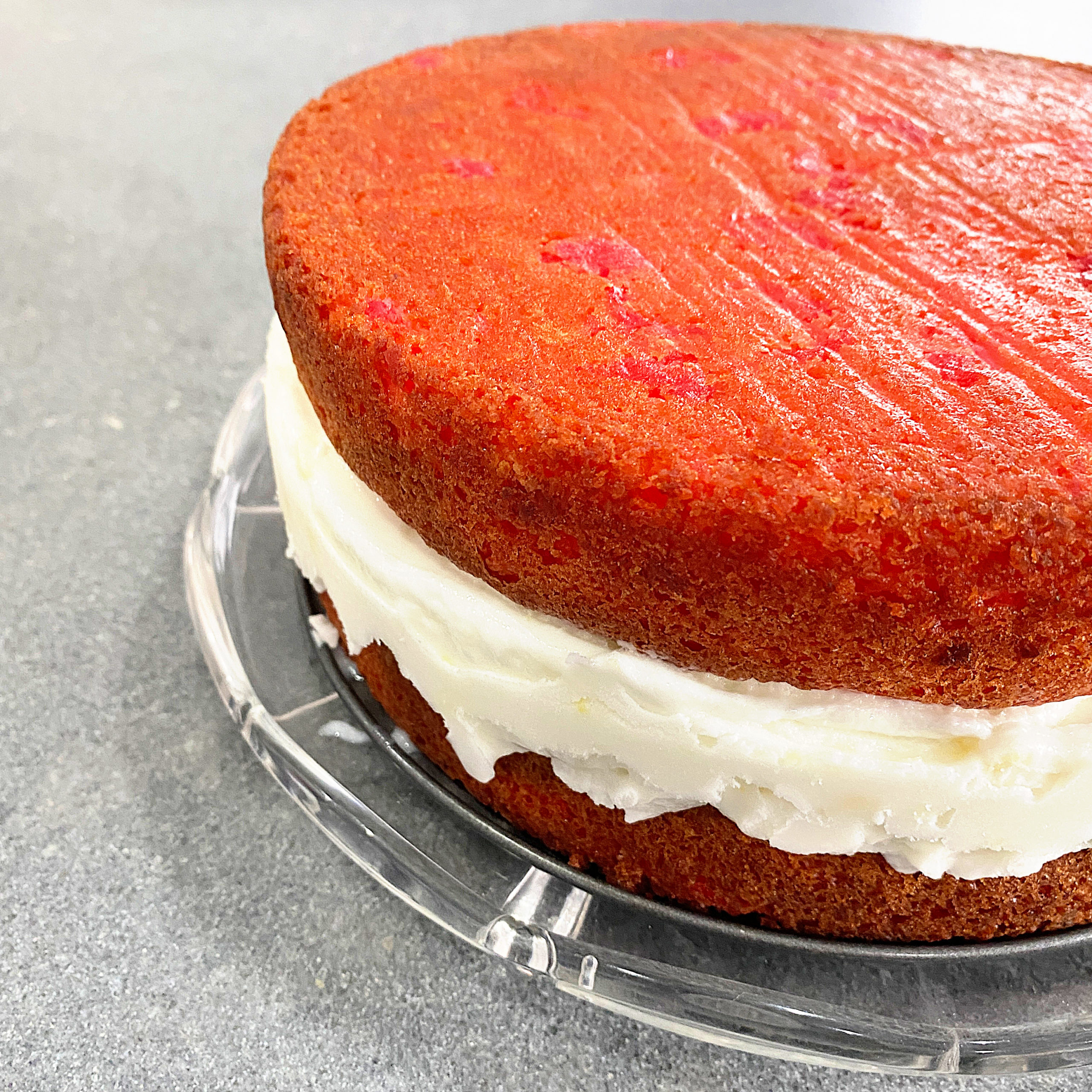 Pineapple Upside Down Ice Cream Cake