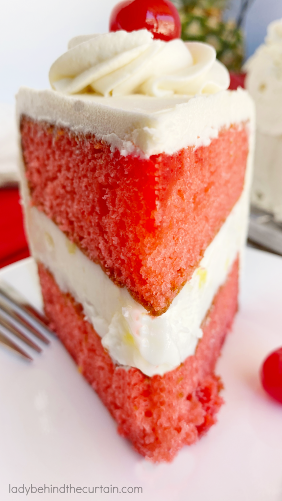 Pineapple Upside Down Ice Cream Cake