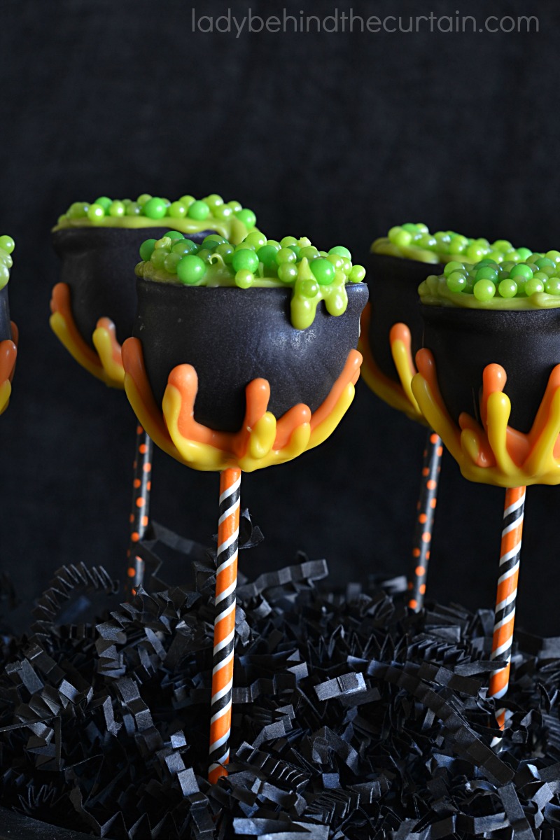 Halloween Pumpkin Patch Oreo Cake Pops
