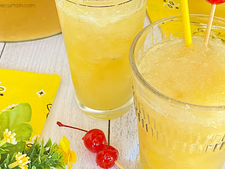 Sparkling Pineapple Slush Punch