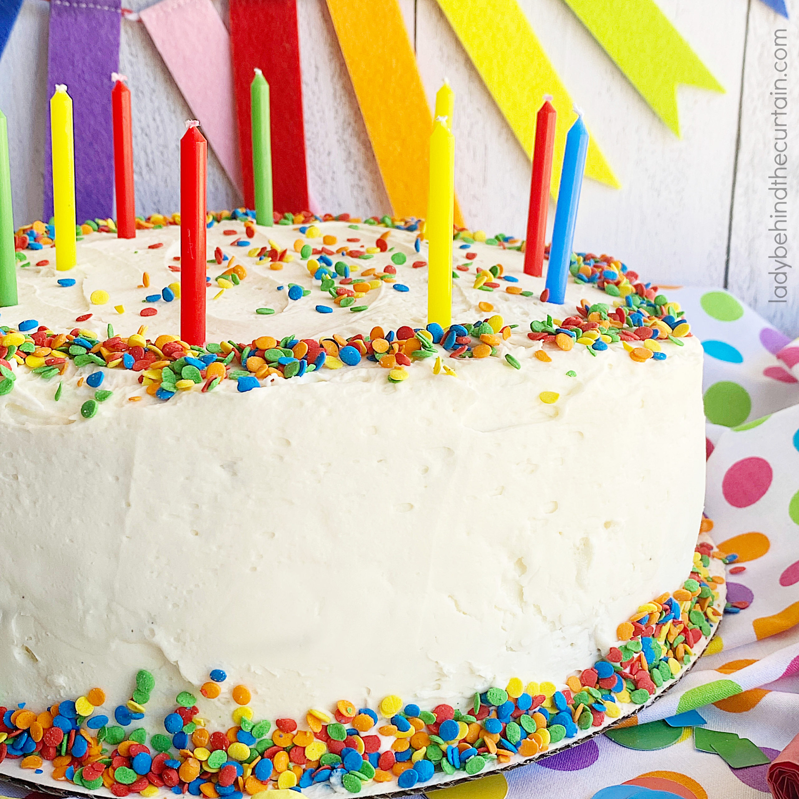 Birthday Party Ice Cream Cake