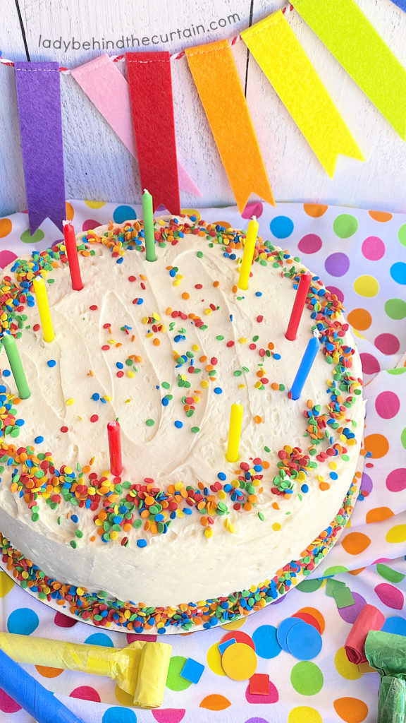 Birthday Party Ice Cream Cake