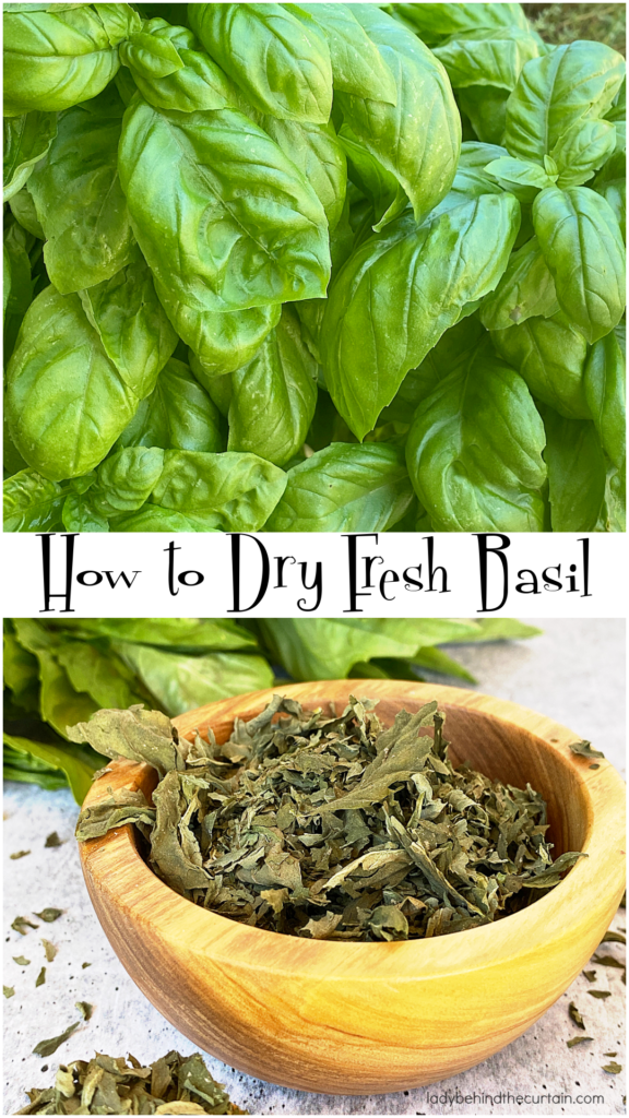 How to Dry Fresh Basil