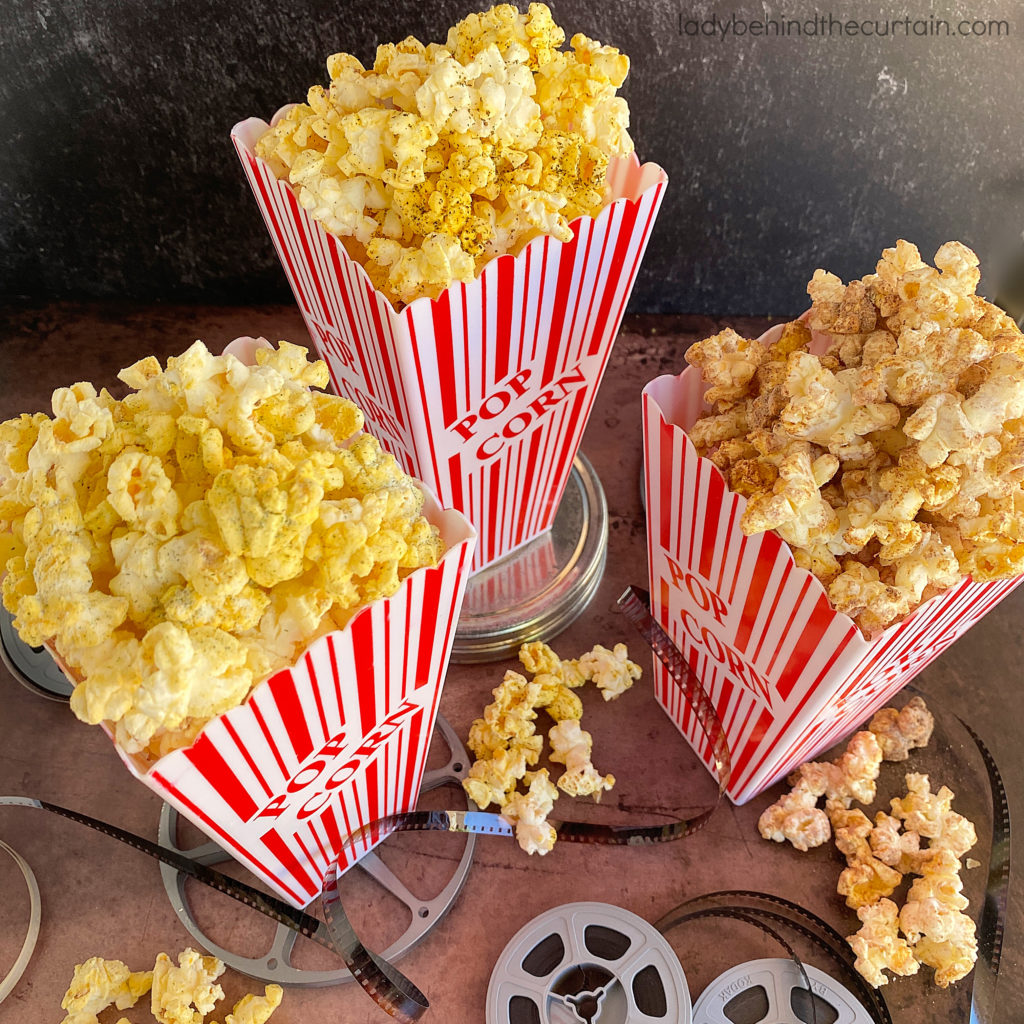 Three Homemade Popcorn Seasoning Recipes
