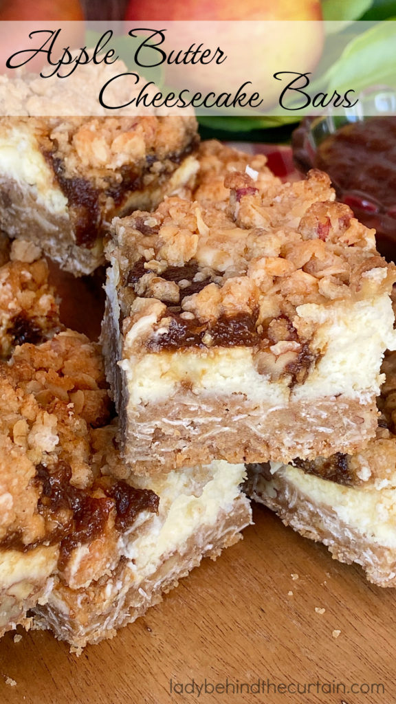 Apple Butter Cheesecake Bars