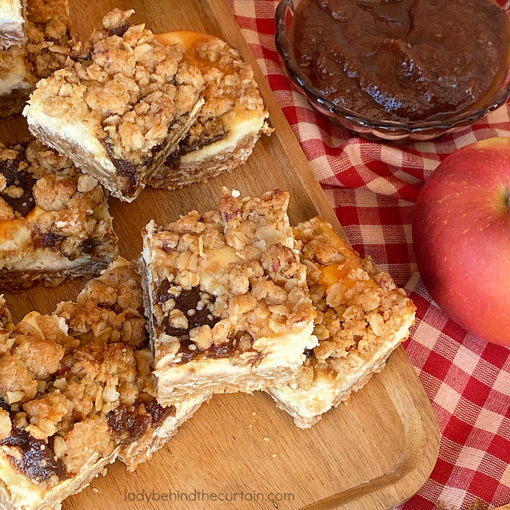 Apple Butter Cheesecake Bars