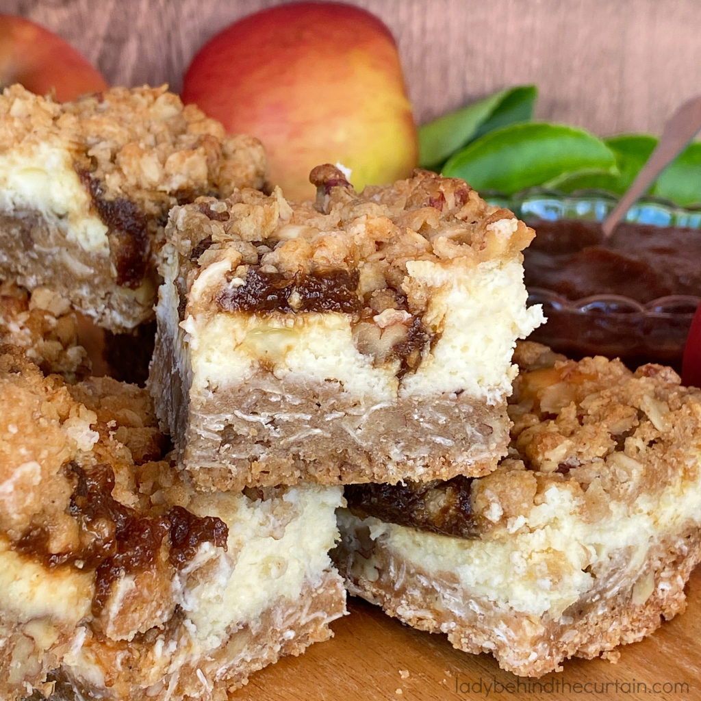 Apple Butter Cheesecake Bars