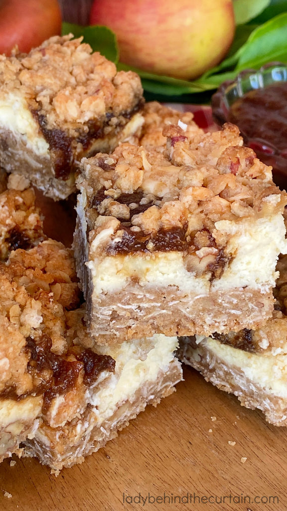 Apple Butter Cheesecake Bars