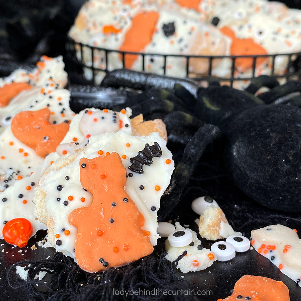 Bat and Cat Halloween Bark