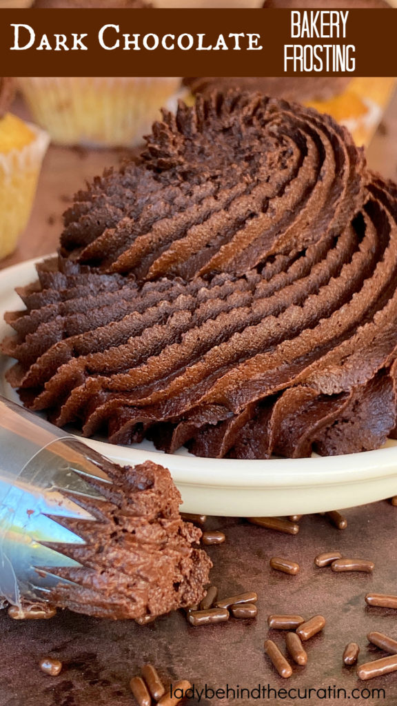 Dark Chocolate Bakery Frosting