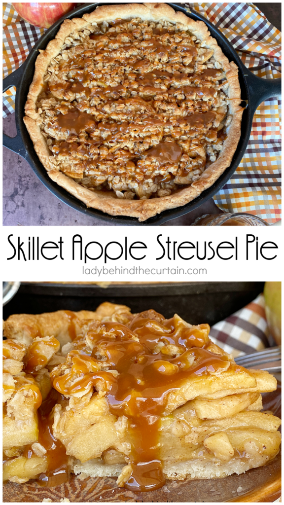 Skillet Apple Streusel Pie