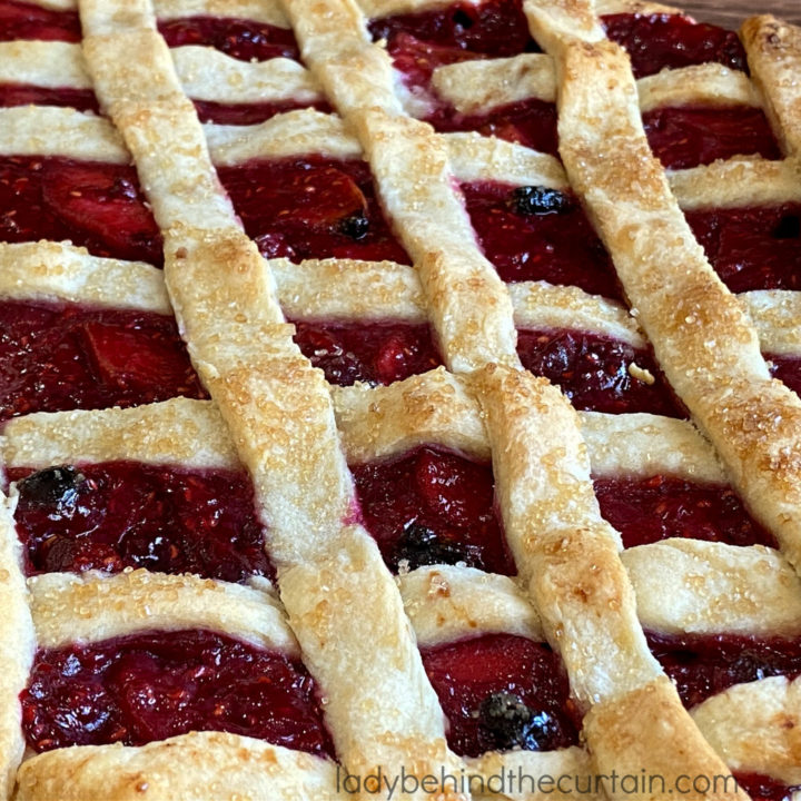 Cranberry Apple Slab Pie