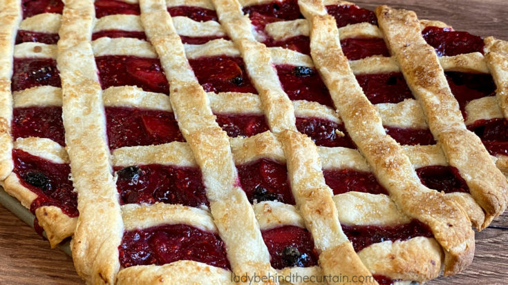 Cranberry Apple Slab Pie