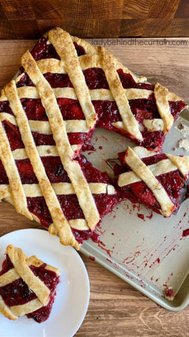 Cranberry Apple Slab Pie