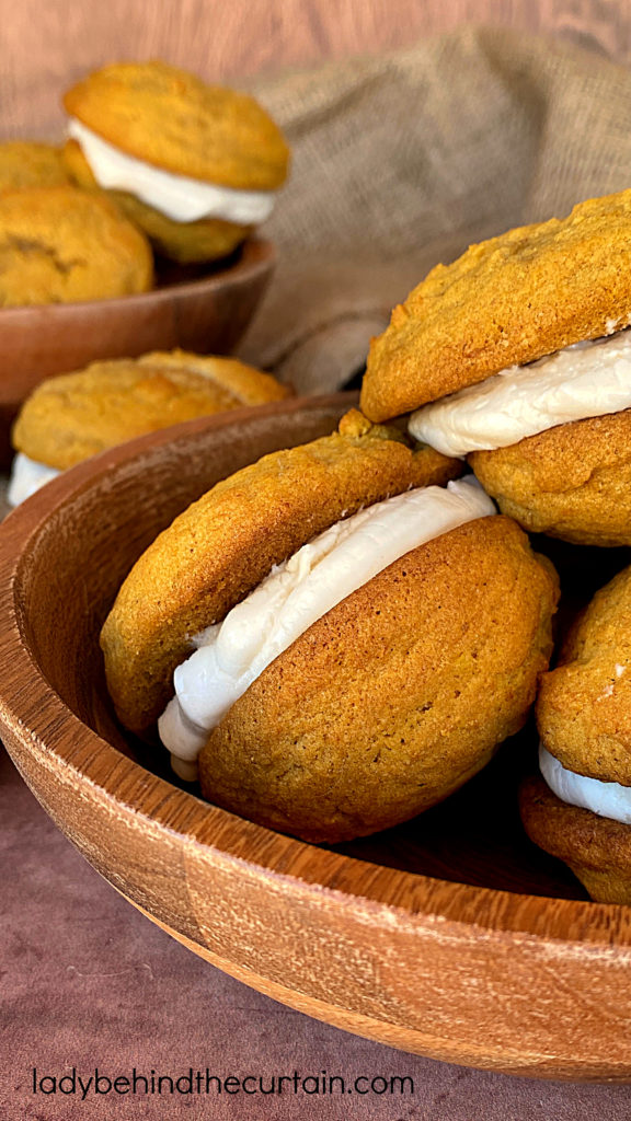 Pumpkin S[ice Whoopie Pies