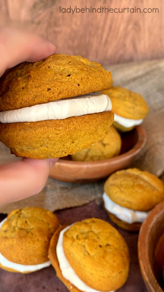 Pumpkin S[ice Whoopie Pies