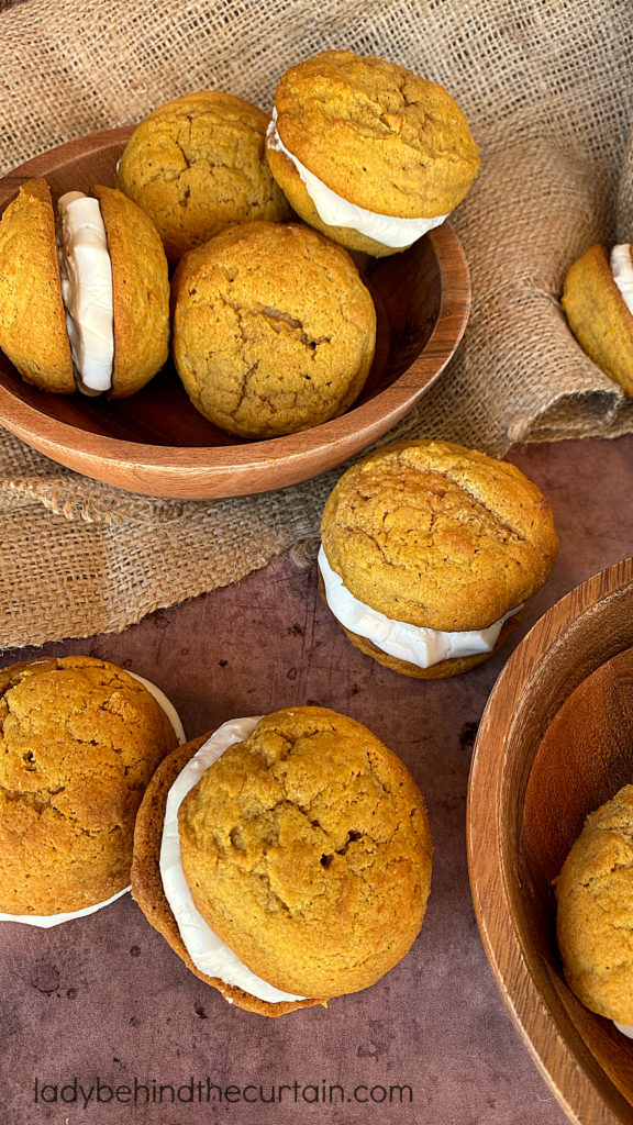 Pumpkin S[ice Whoopie Pies