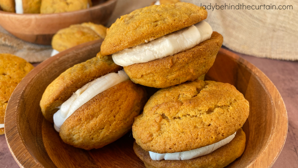 Pumpkin S[ice Whoopie Pies