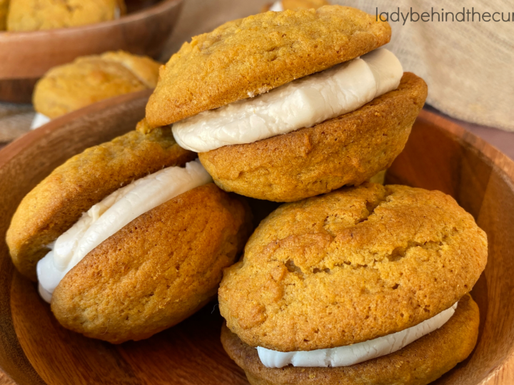 Pumpkin S[ice Whoopie Pies