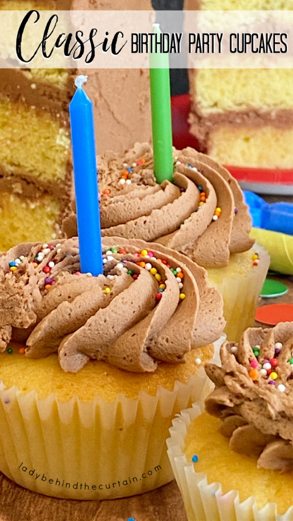 Classic Birthday Party Cupcakes