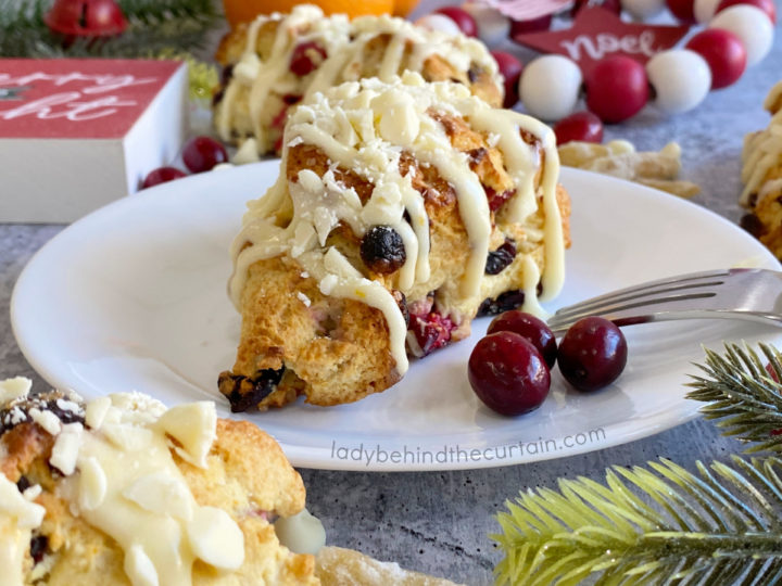Cranberry Bliss Scones