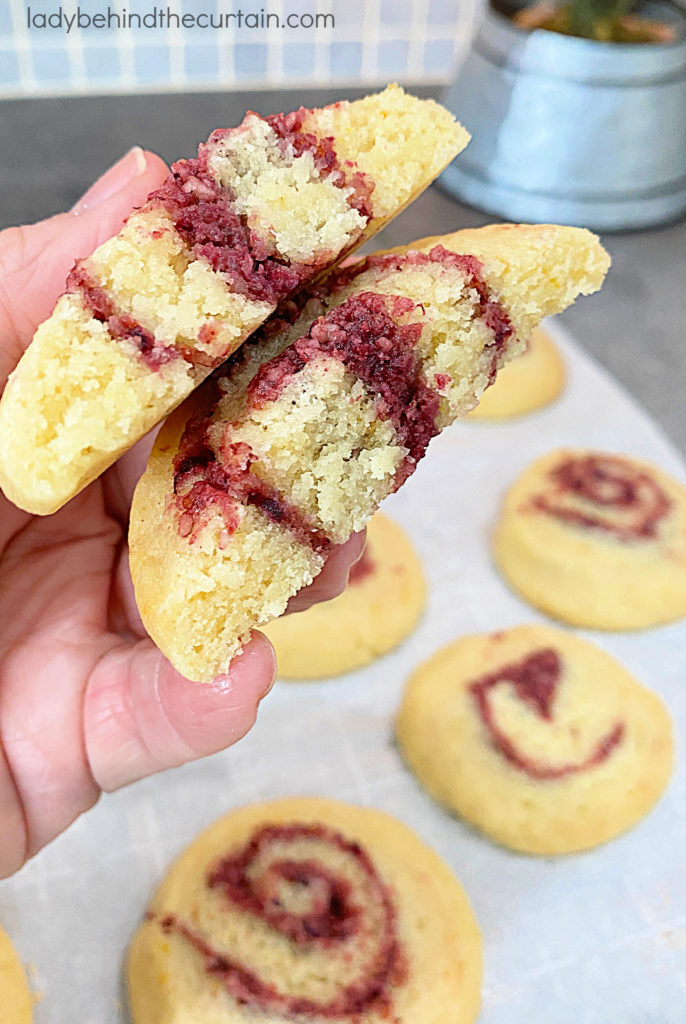 Cranberry Orange Pinwheel Cookies