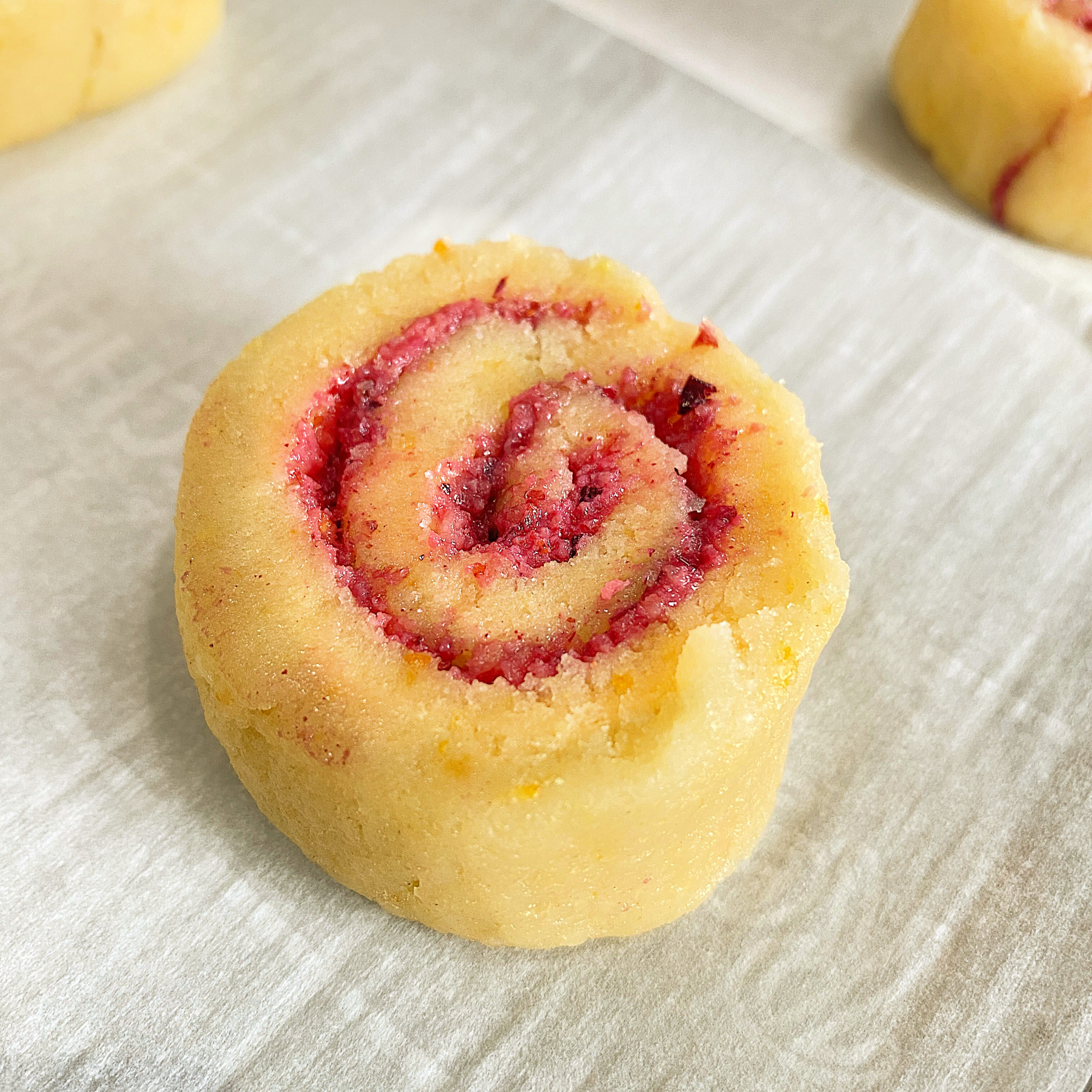 Cranberry Orange Pinwheel Cookies