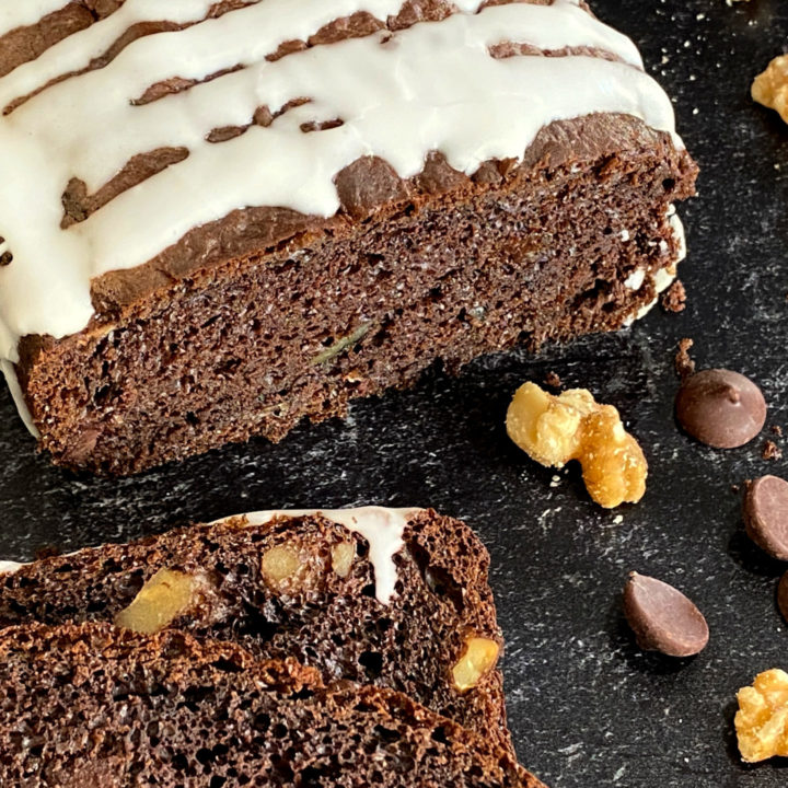 Dark Chocolate Chip Cake Mix Quick Bread