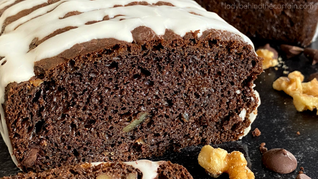 Dark Chocolate Chip Cake Mix Quick Bread