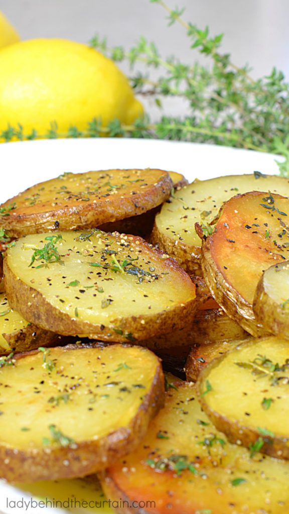 Lemon Leftover Baked Potatoes