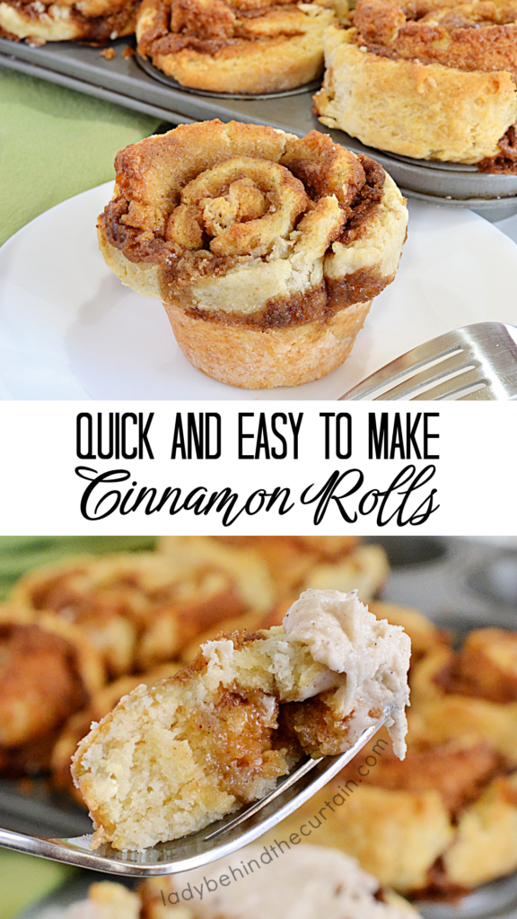 Quick Cinnamon Roll Muffins