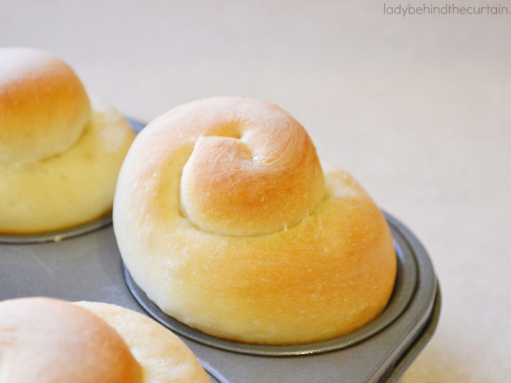 Semi Homemade Swirl Dinner Rolls
