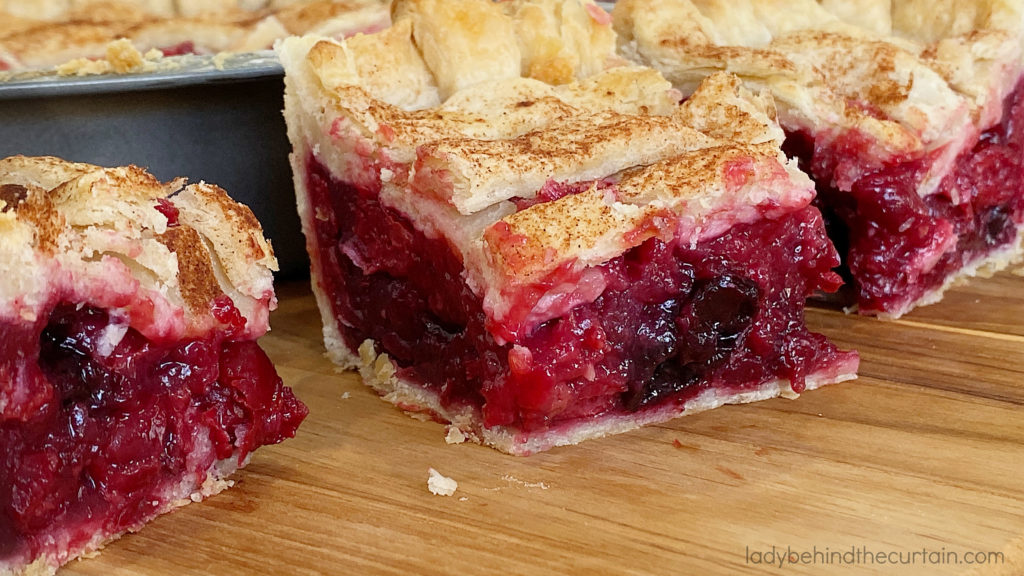 Sugar Free Cherry Pie Squares