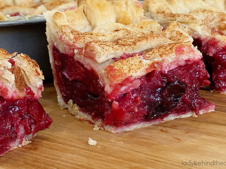 Sugar Free Cherry Pie Squares