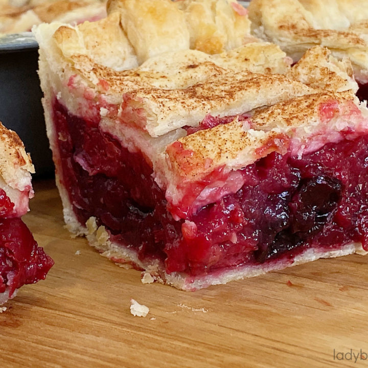 Sugar Free Cherry Pie Squares