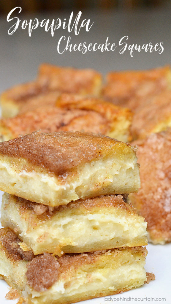 Sopapilla Cheesecake Squares