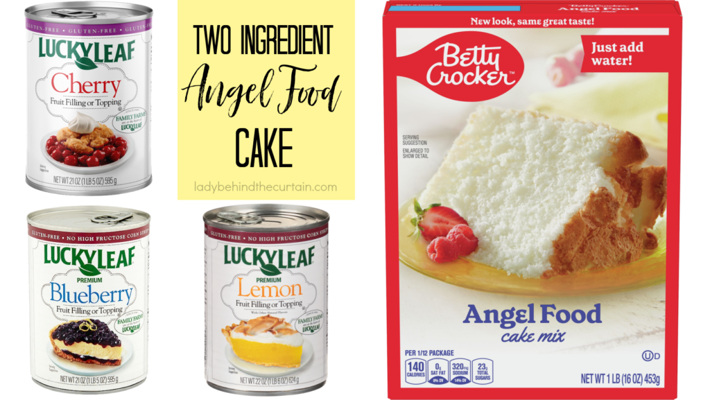 2 Ingredient Angel Food Cake