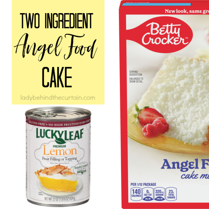 2 Ingredient Angel Food Cake