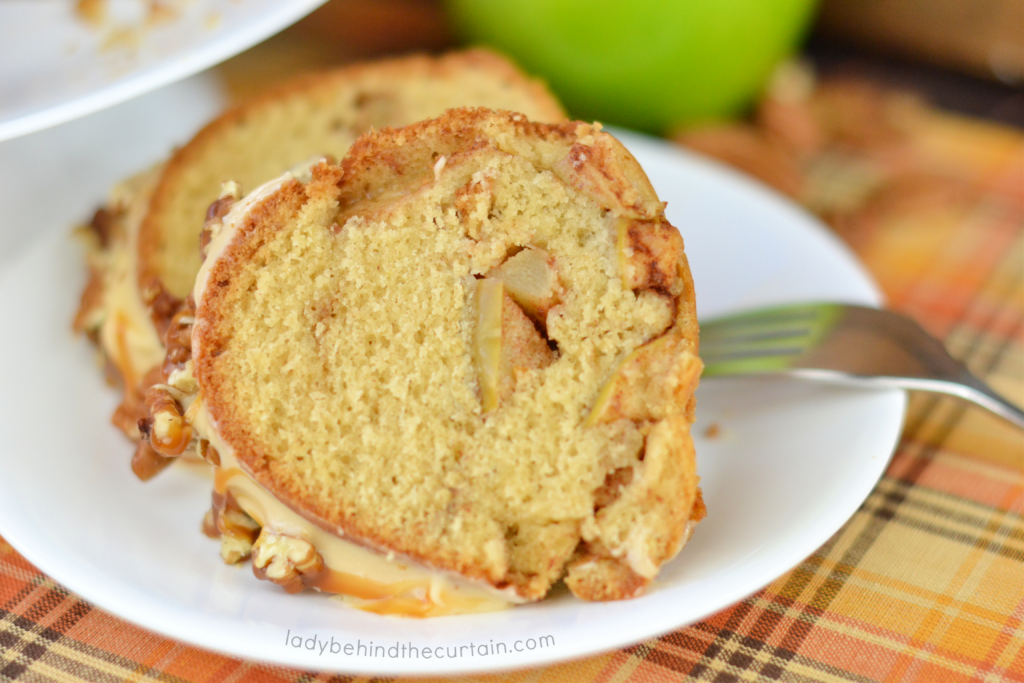 Caramel Apple Pound Cake