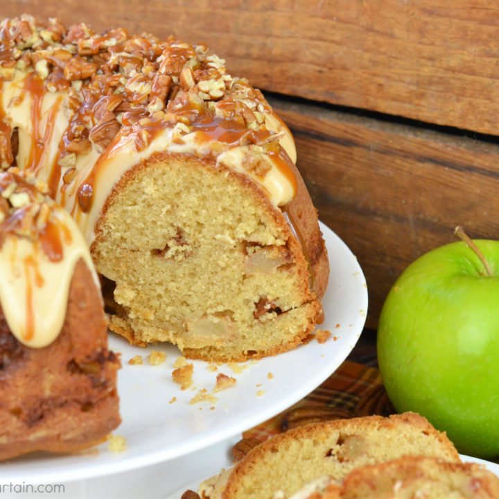 Caramel Apple Pound Cake