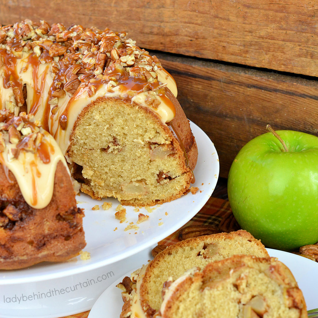 Caramel Apple Pound Cake