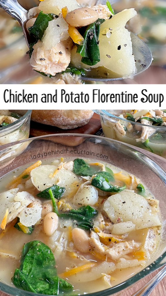 Chicken and Potato Florentine Soup