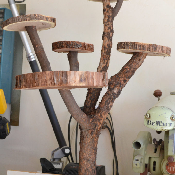 DIY 5 Tier Wood Cupcake Stand